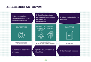 Cloudfactory Mainframe work flow